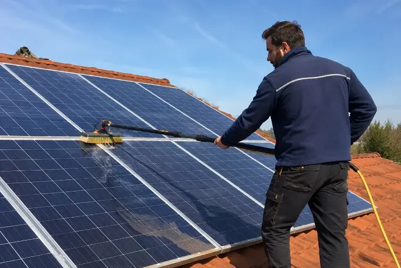 Nettoyage et entretien de panneaux solaires à Quiévy